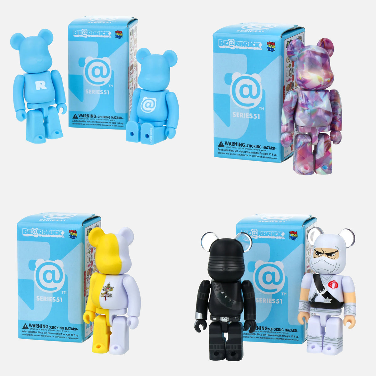 100% Bearbrick Blindbox series 51 by Medicom Toys