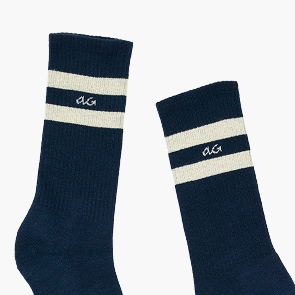 Alfredo Gonzales Athletic Stripes Yellow Socks