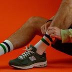 Alfredo Gonzales Athletic Stripes Yellow Socks