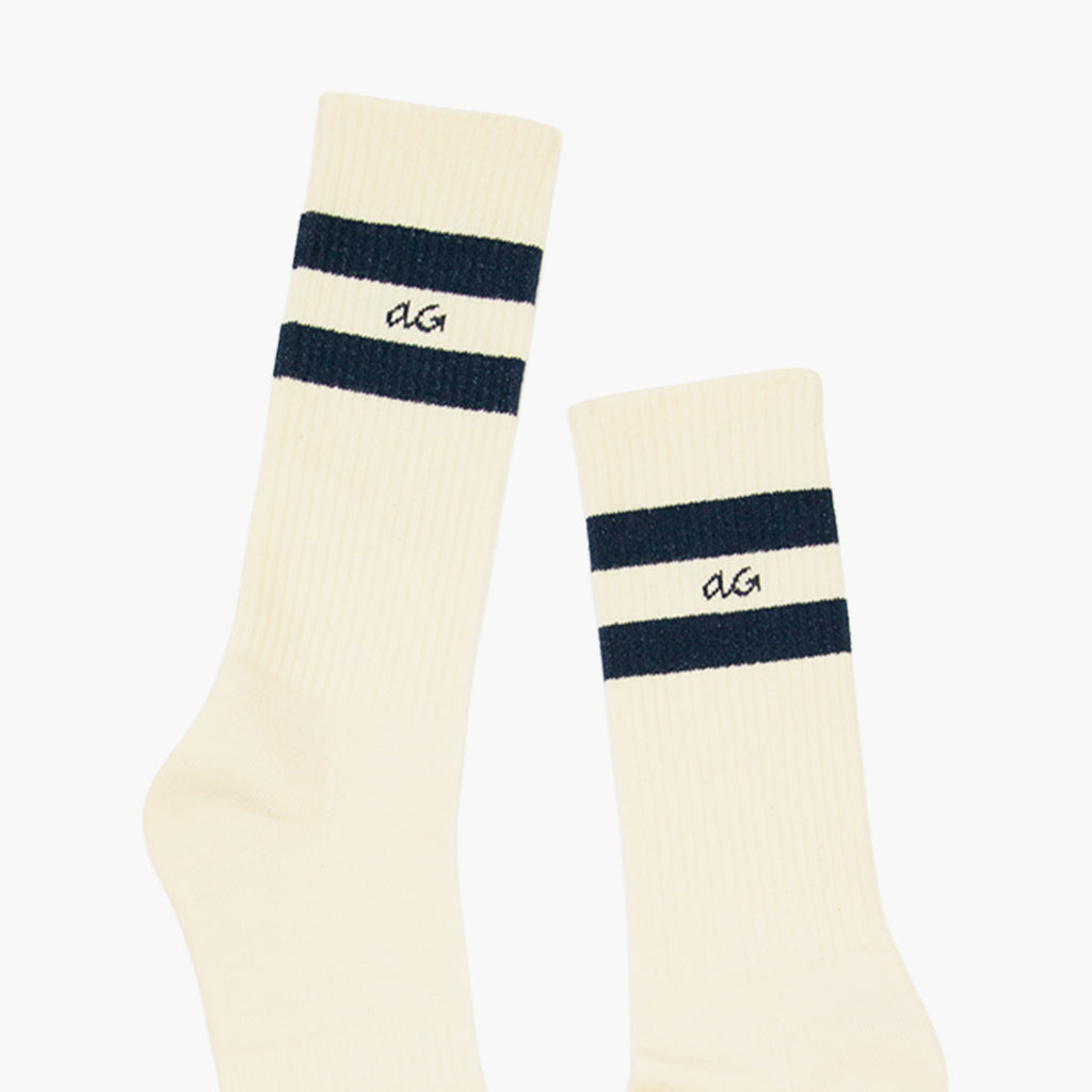 Alfredo Gonzales Athletic Stripes Yellow Socken