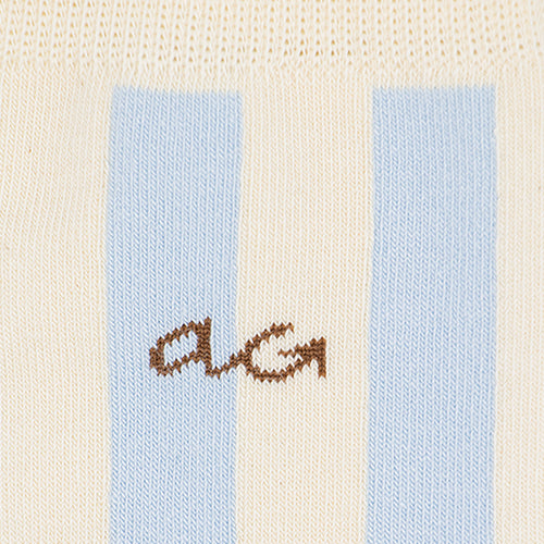 Chaussettes Alfredo Gonzales Baby Stripes - Blanc cassé