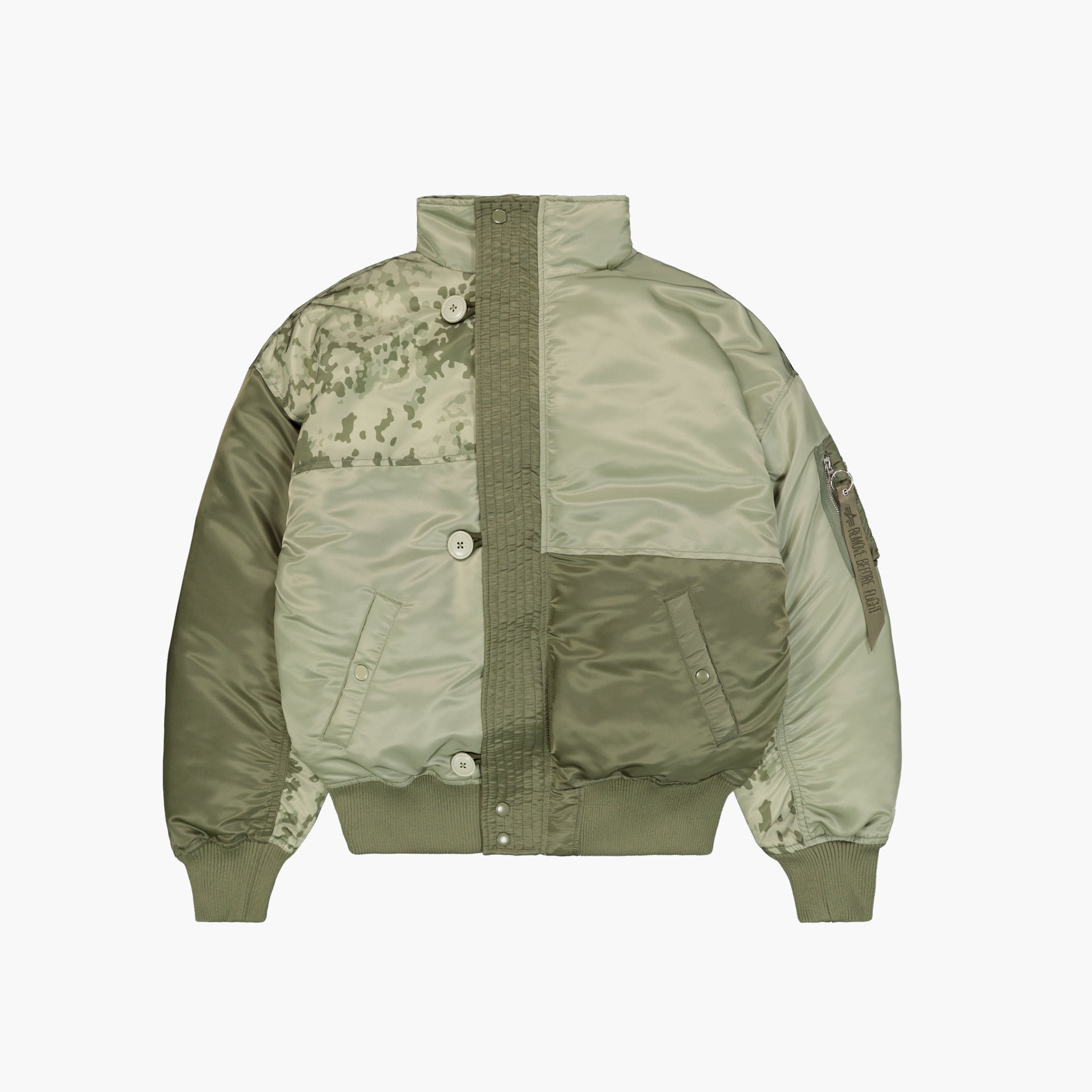 Alpha Industries N-2B Colorblock MOD Bomber - Forest Camo