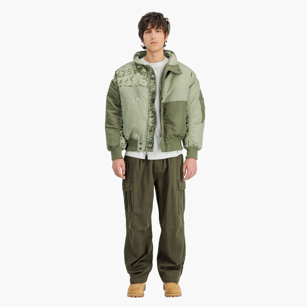 Alpha Industries N-2B Colorblock MOD Bomber - Forest Camo