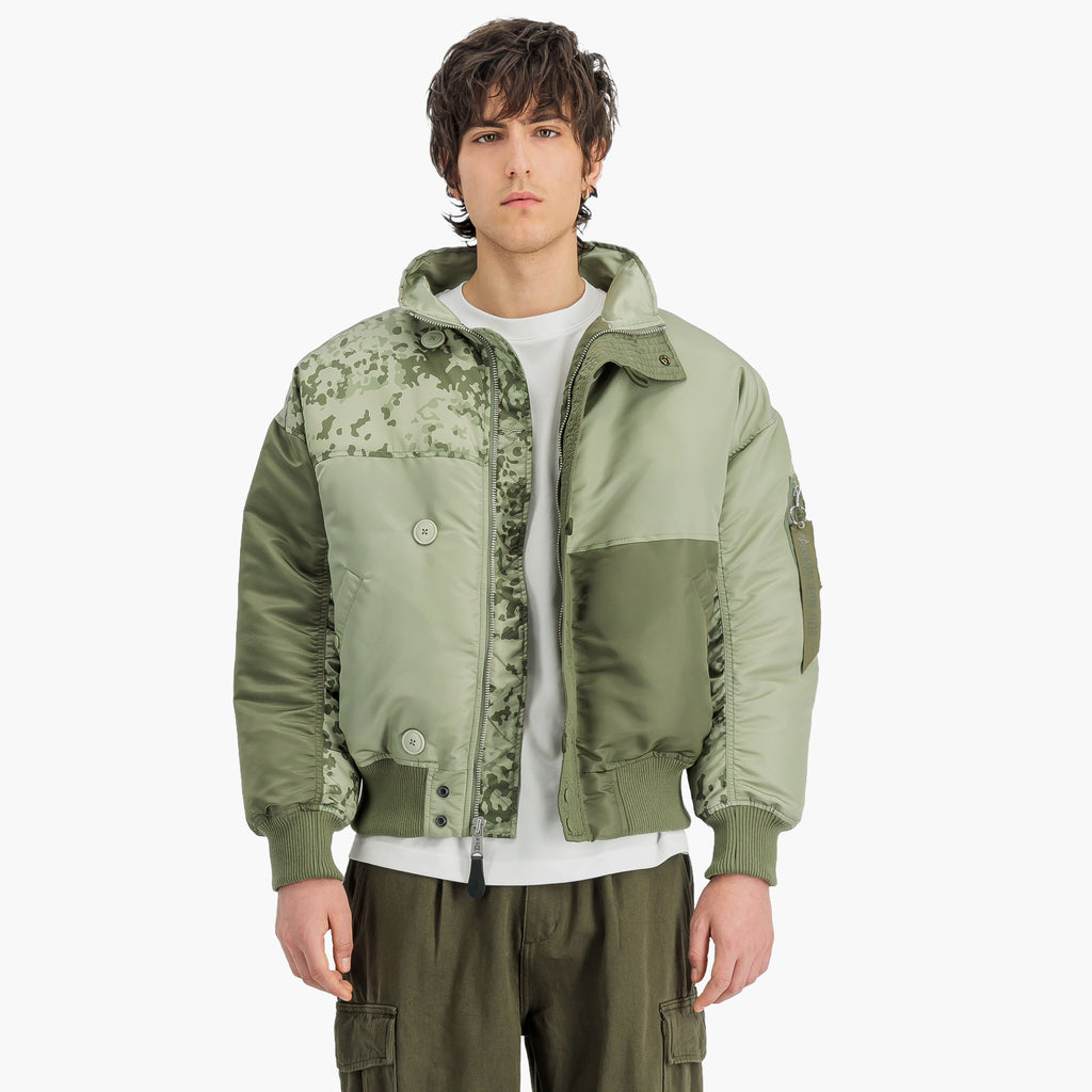 Alpha Industries N-2B Colorblock MOD Bomber - Forest Camo