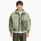 Alpha Industries N-2B Colorblock MOD Bomber - Forest Camo