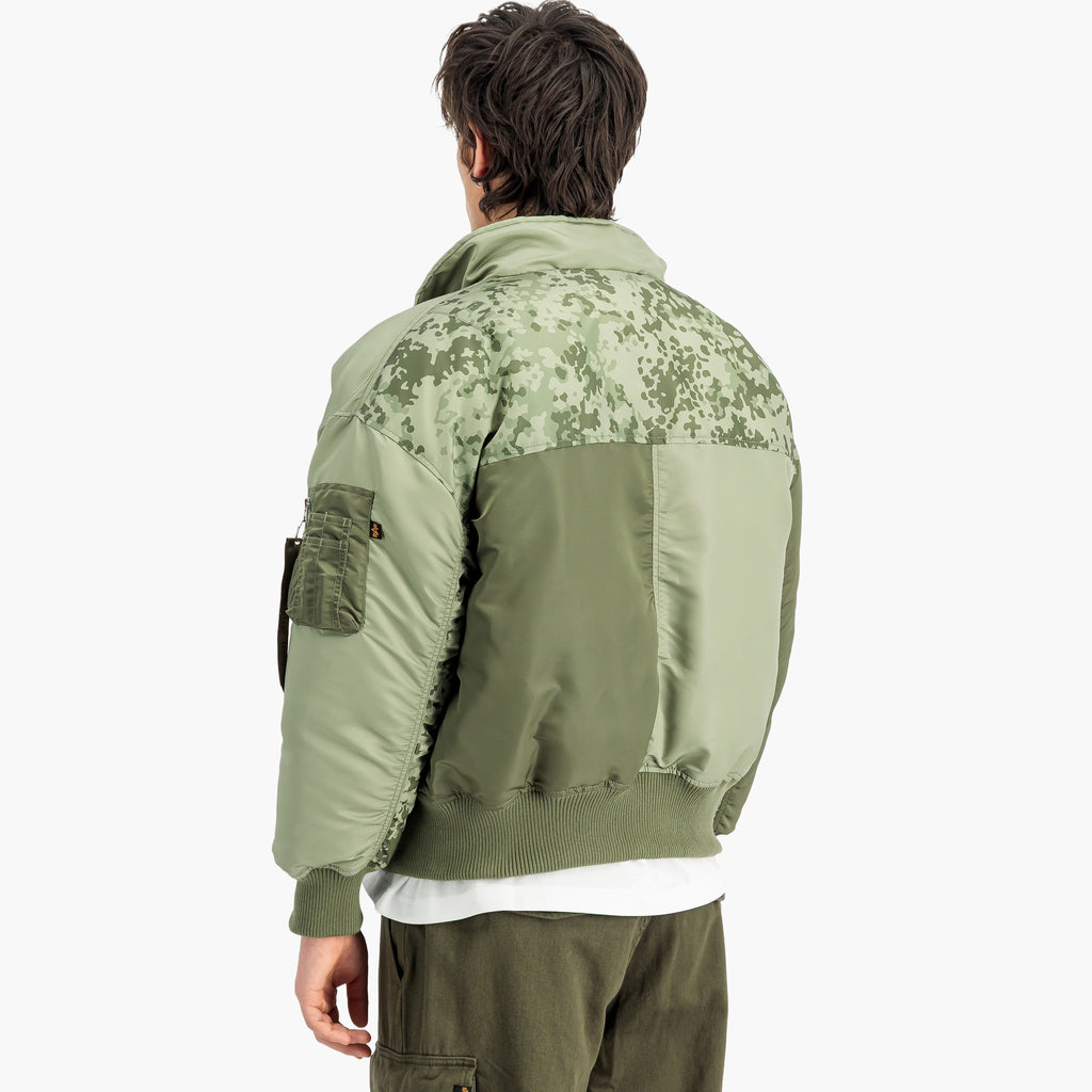 Alpha Industries N-2B Colorblock MOD Bomber - Forest Camo