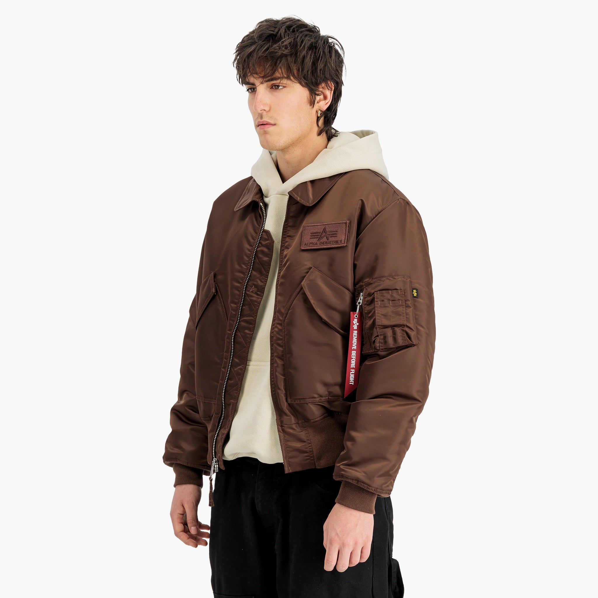 Alpha Industries CWU-45 Heritage Bomber - Powder Brown