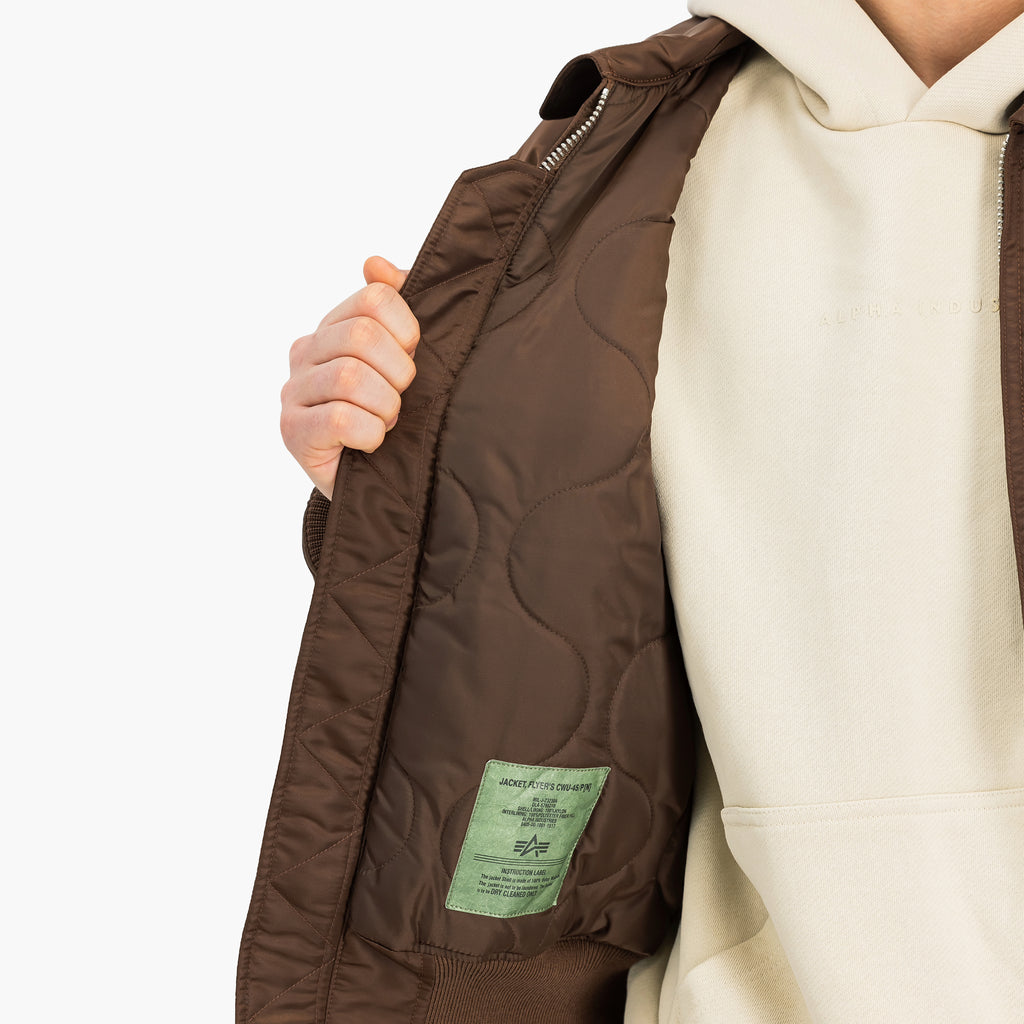 Alpha Industries CWU-45 Heritage Bomber - Powder Brown