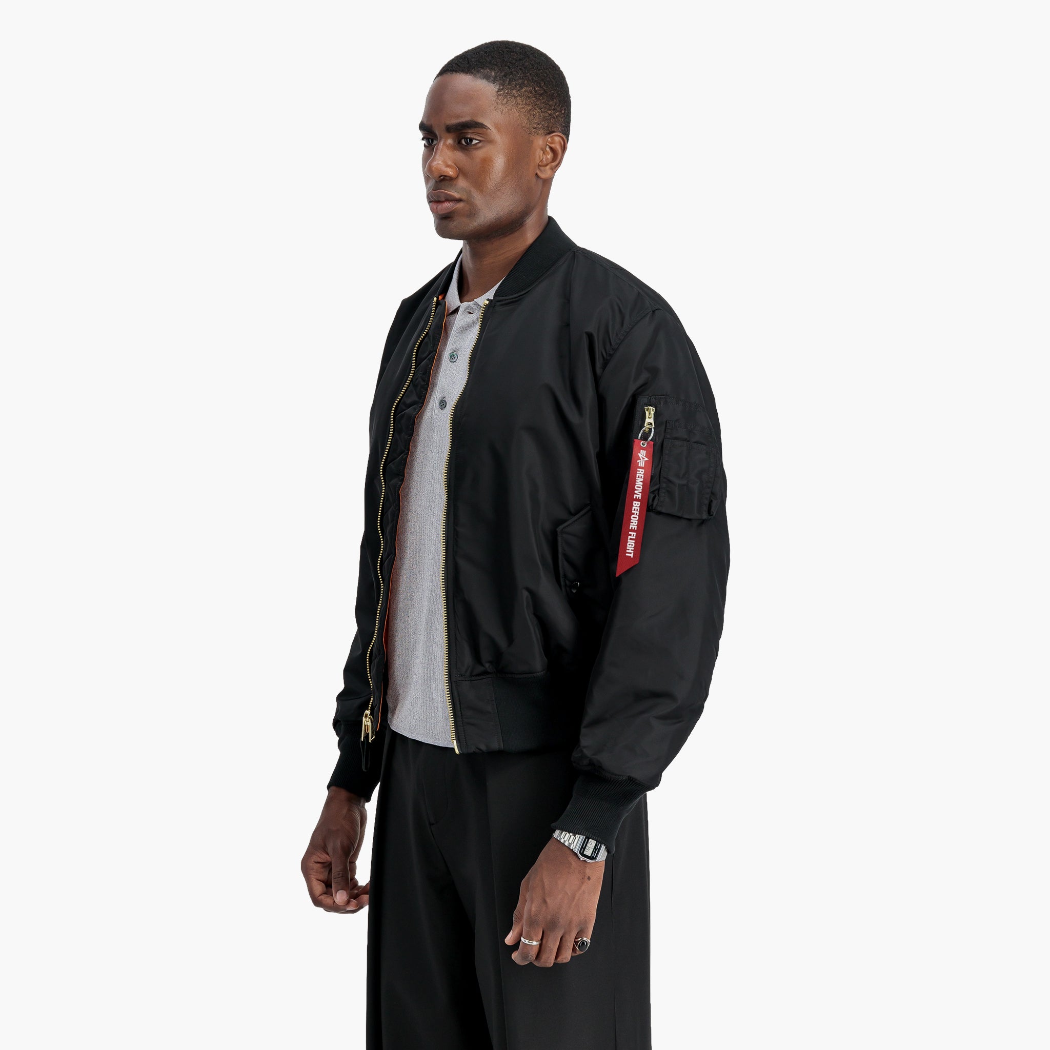 Alpha Industries MA-1 Heritage Bomber - Black / Black