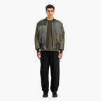 Alpha Industries MA-1 Tricolor Bomber Jacket - Black / Olive