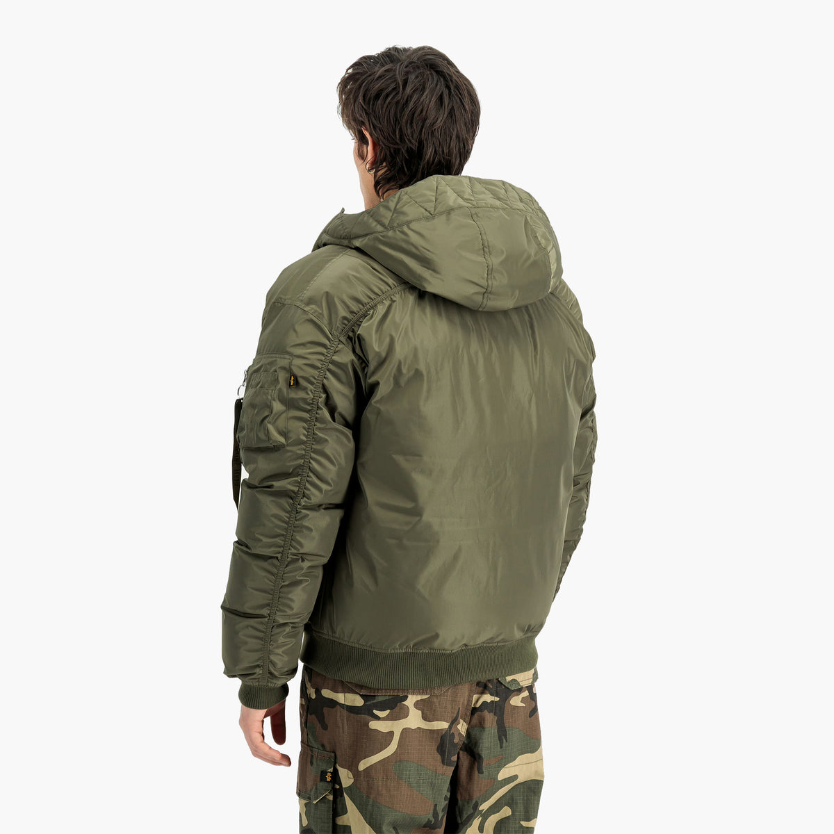 Alpha Industries MA-1 Taffeta Bomber Jacket - Dark Olive