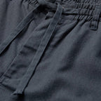 Anerkjendt Akjames Cotton - Linen Short Indigo Blue