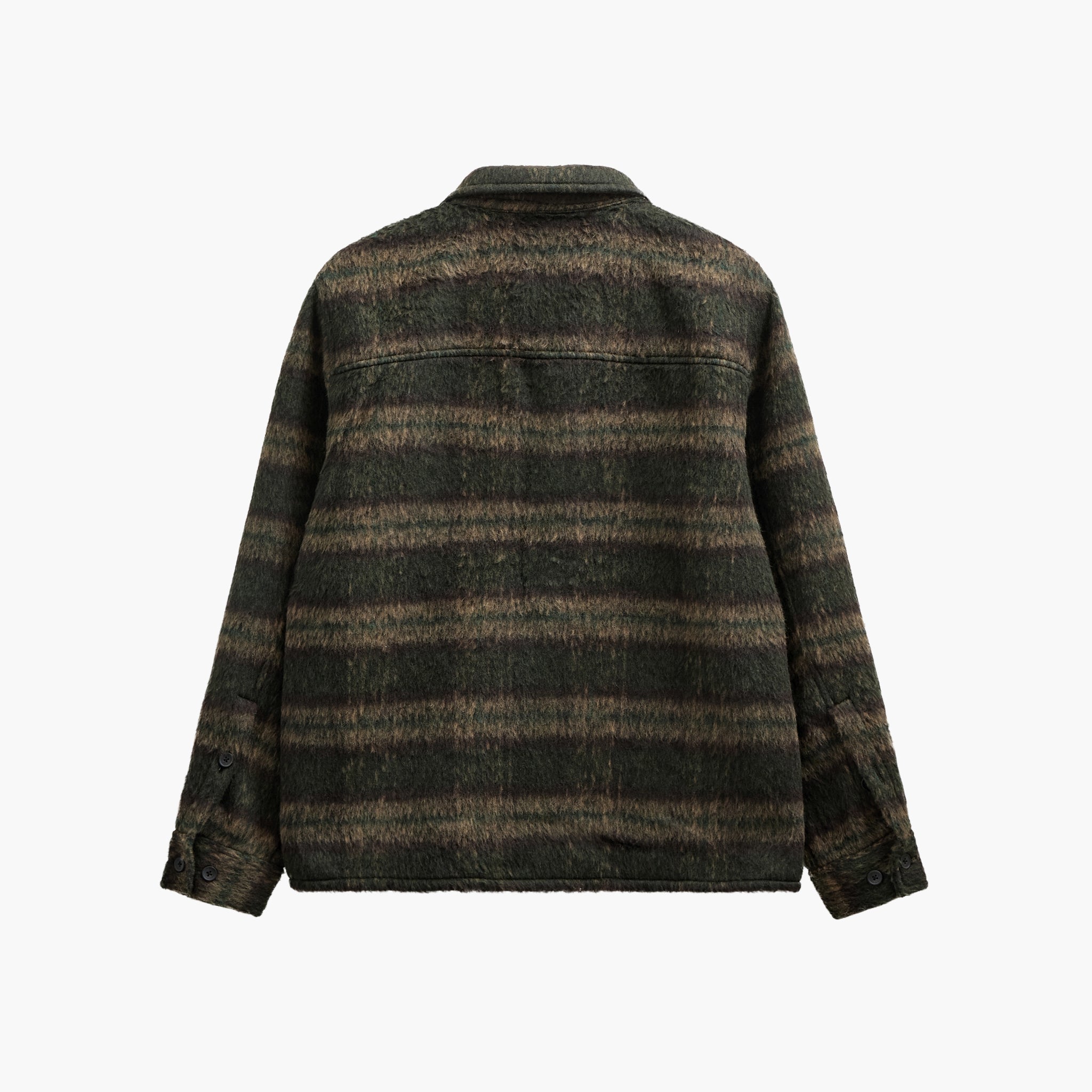 Anerkjendt Akoscar Heavy Twill Check Overshirt - Forest Night