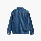 Anerkjendt Akotto Denim Overshirt - Light Blue Denim