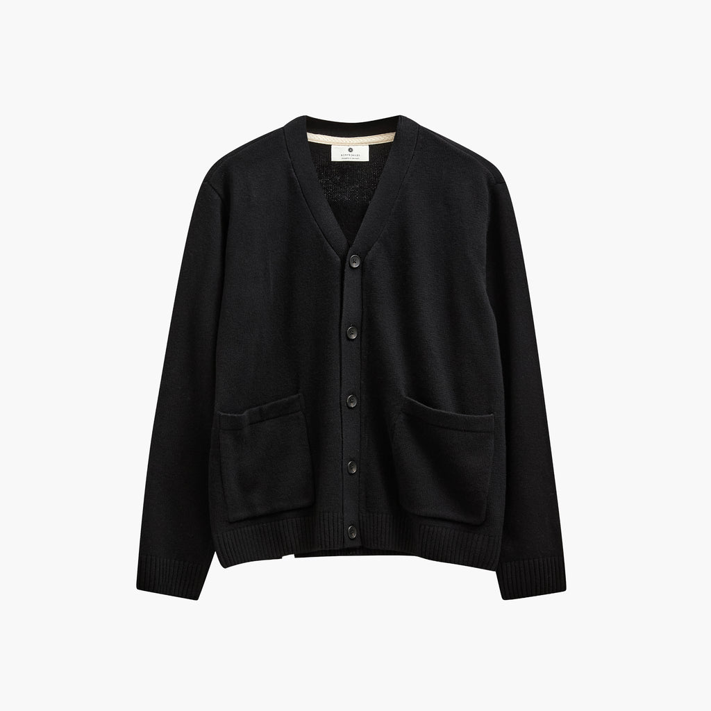 Anerkjendt Aksinus Merino Cardigan - Caviar