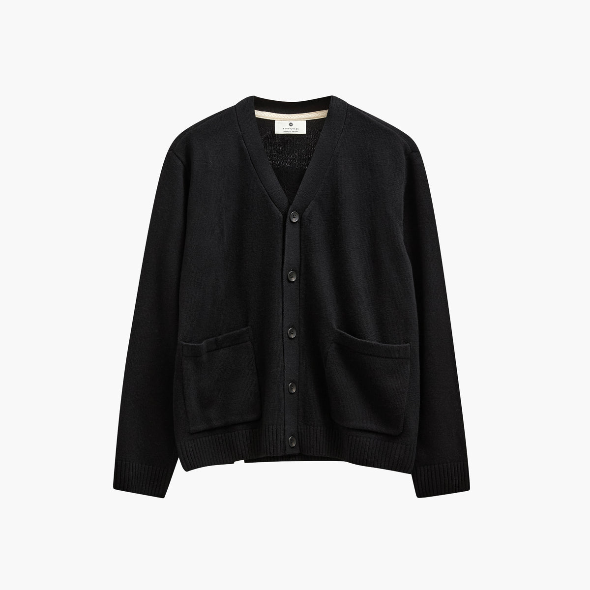 Anerkjendt Aksinus Merino Cardigan - Caviar