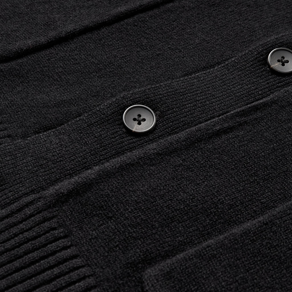 Anerkjendt Aksinus Merino Cardigan - Caviar