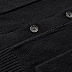 Anerkjendt Aksinus Merino Cardigan - Caviar