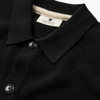 Anerkjendt Aksvend Needle Rib Knit Cardigan - Caviar
