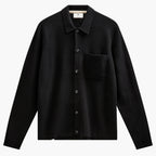 Anerkjendt Aksvend Needle Rib Knit Cardigan - Caviar