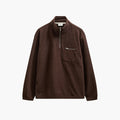Anerkjendt Aktoni Fleece Half Zip Sweat - Delicioso