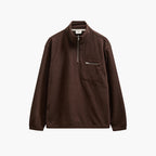 Anerkjendt Aktoni Fleece Half Zip Sweat - Delicioso