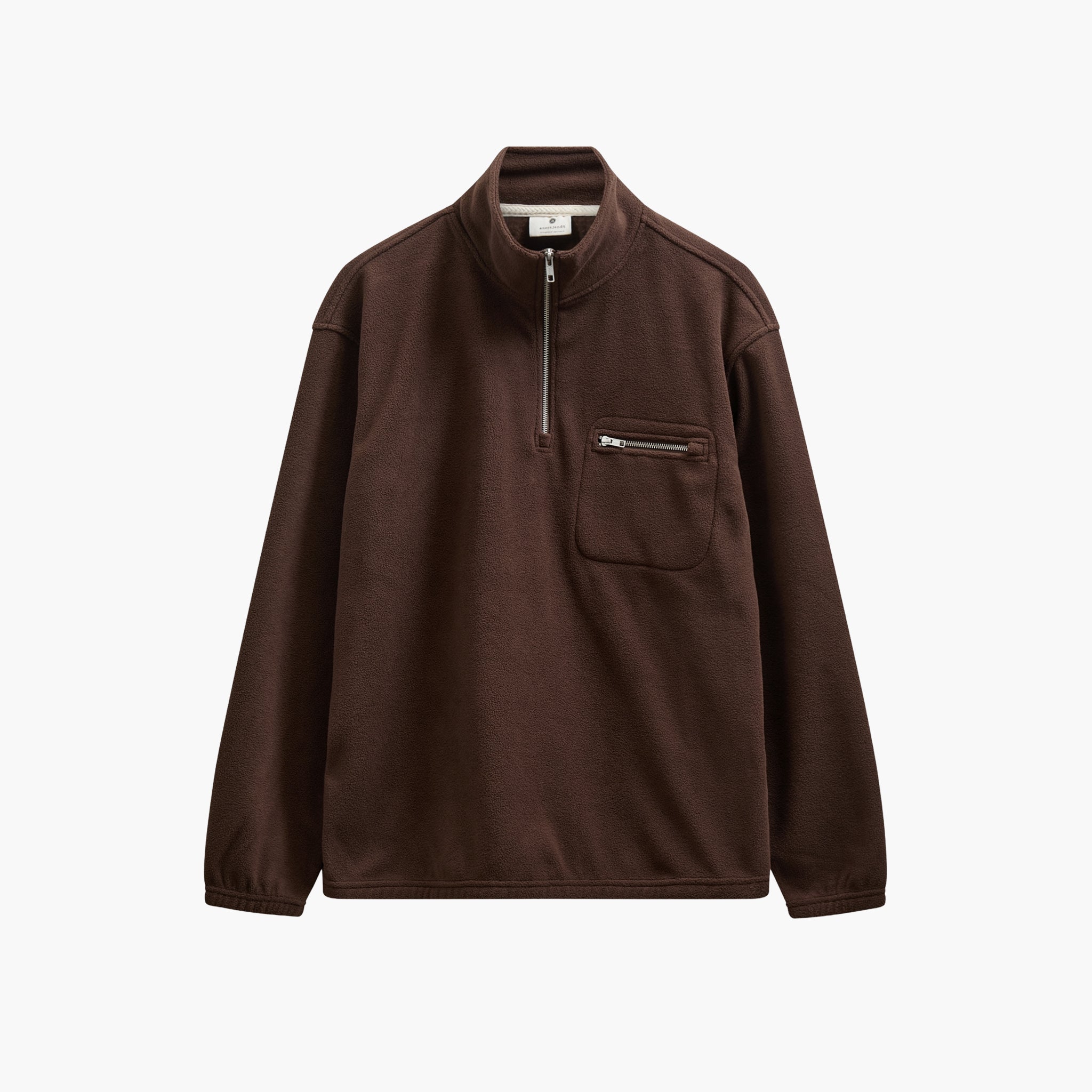 Anerkjendt Aktoni Fleece Half Zip Sweat - Delicioso