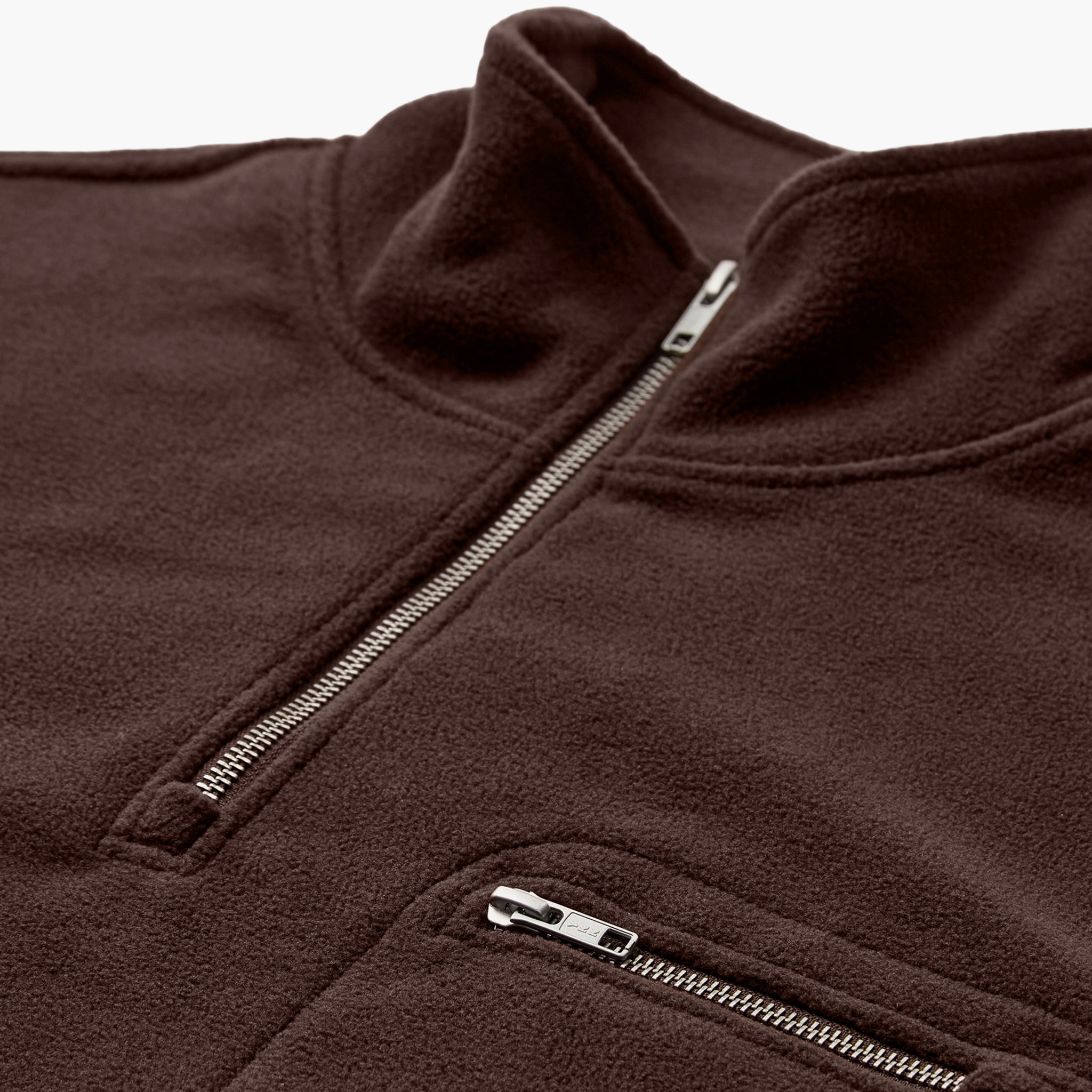 Anerkjendt Aktoni Fleece Half Zip Sweat - Delicioso