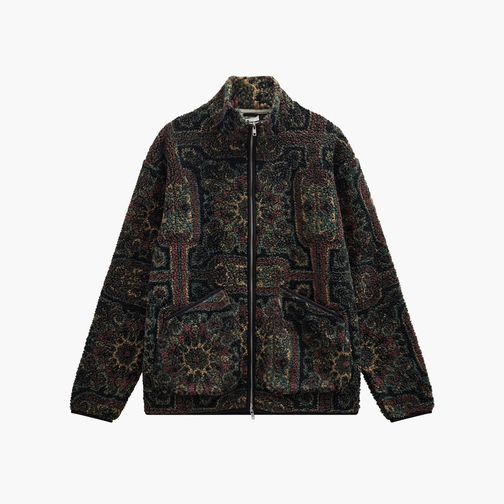Anerkjendt Aktoni Jacq Teddy Cardigan - Forest Night