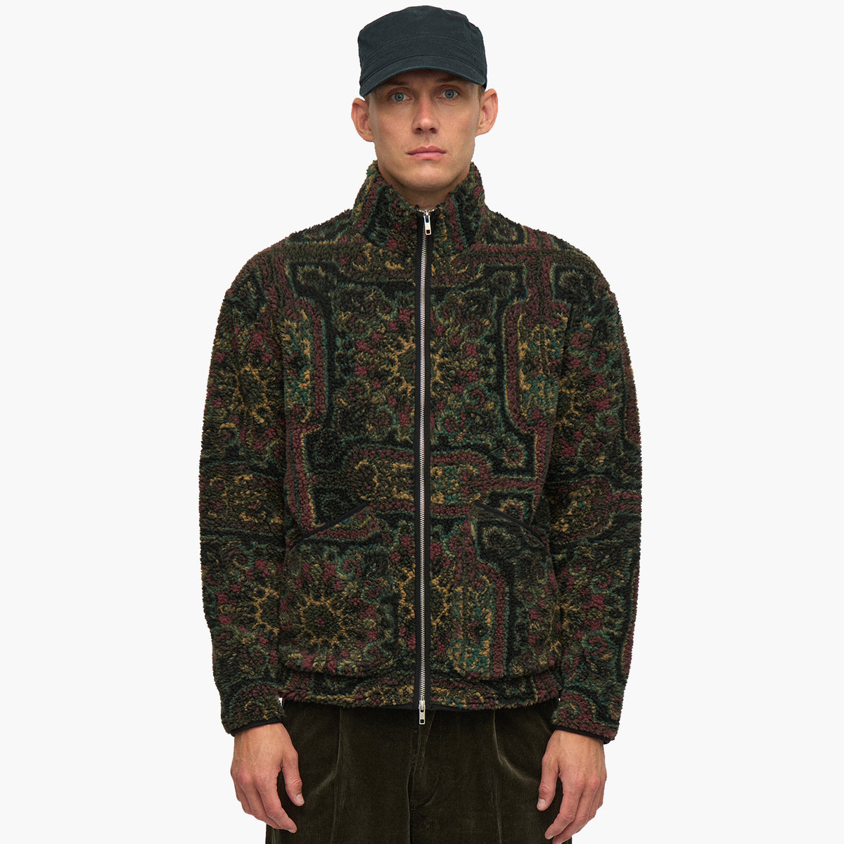 Anerkjendt Aktoni Jacq Teddy Cardigan - Forest Night