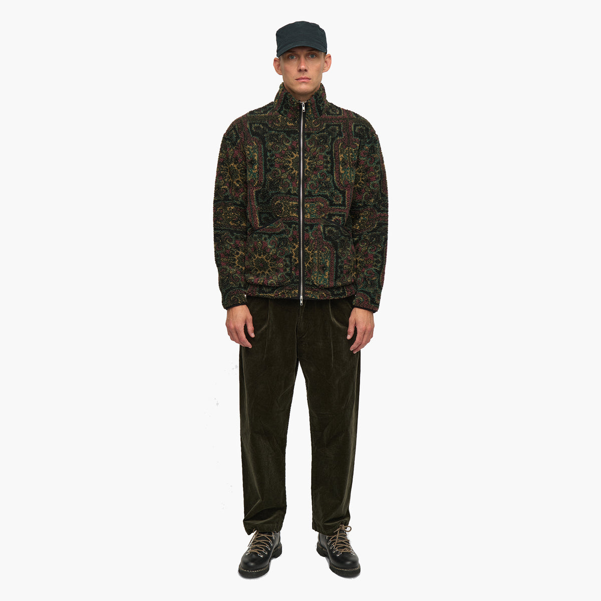 Anerkjendt Aktoni Jacq Teddy Cardigan - Forest Night