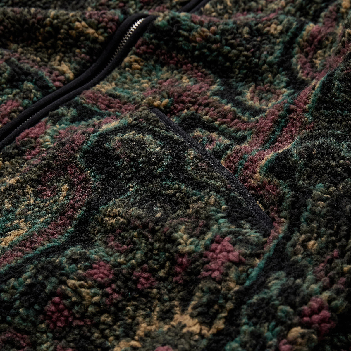Anerkjendt Aktoni Jacq Teddy Cardigan - Forest Night
