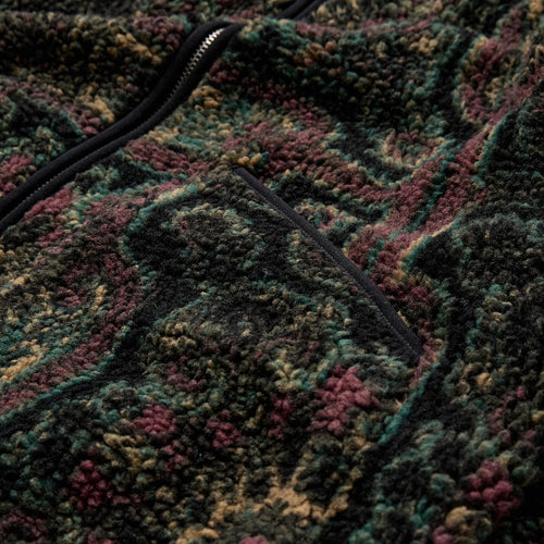 Cardigan en teddy jacquard Anerkjendt Aktoni - Forest Night