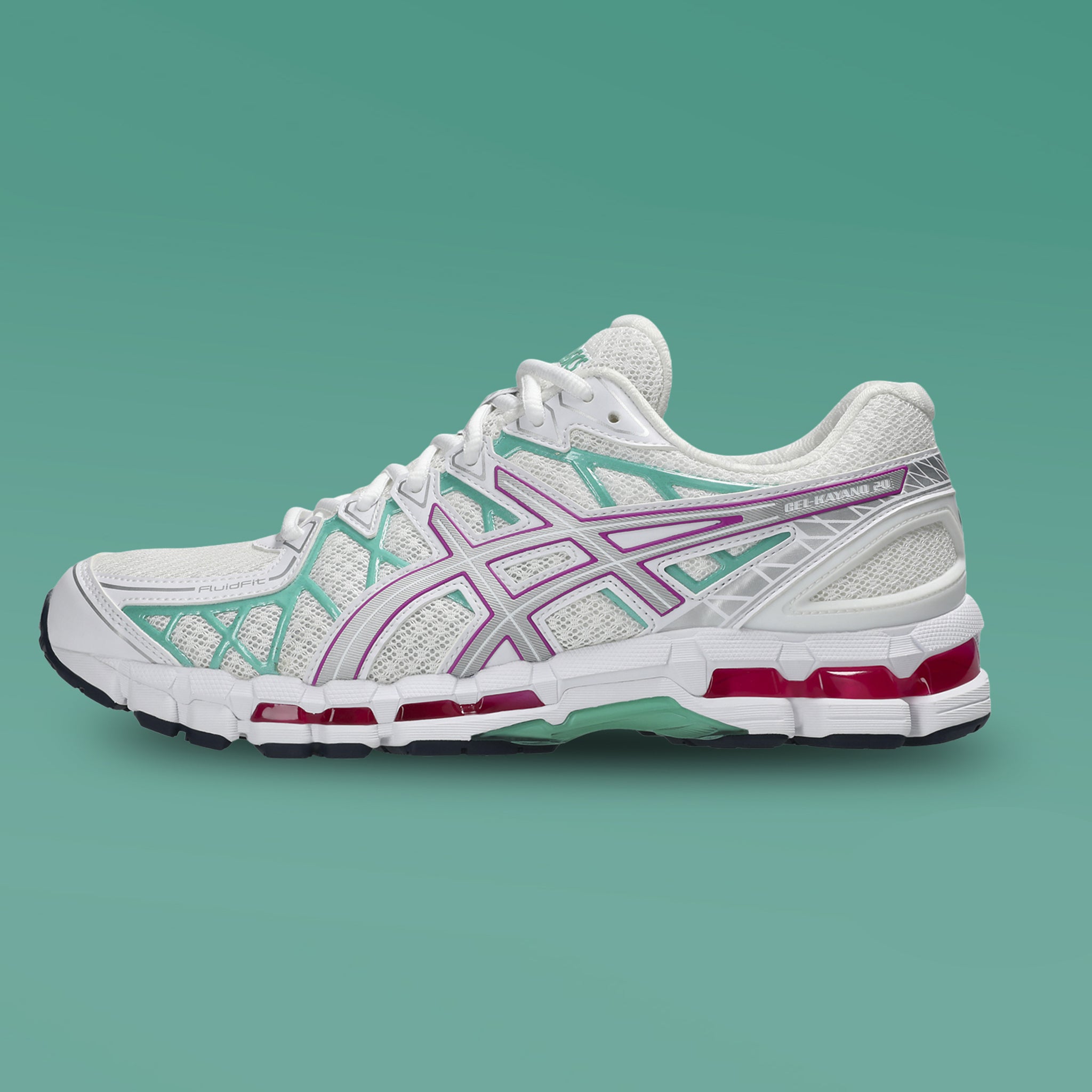 Asics Gel Kayano 20 - White Aurora Green