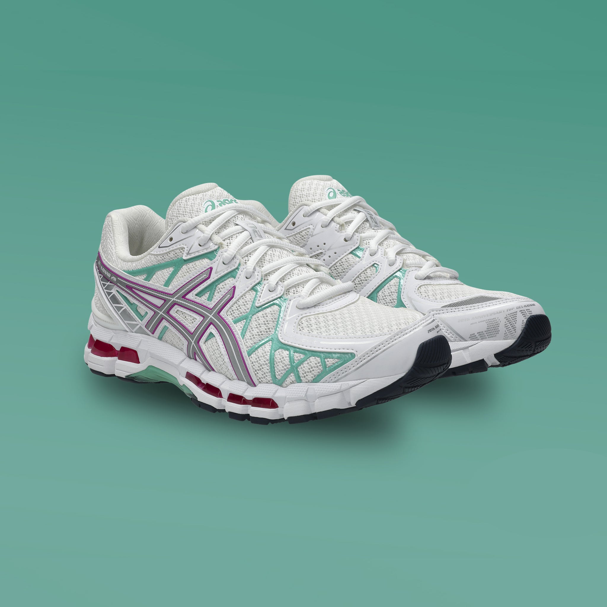 Asics Gel Kayano 20 - White Aurora Green