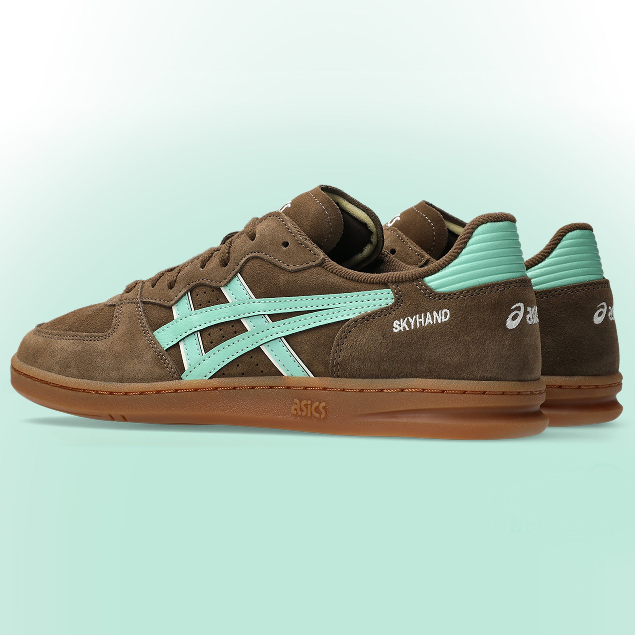 Asics Skyhand OG - Brown Storm Ice Green