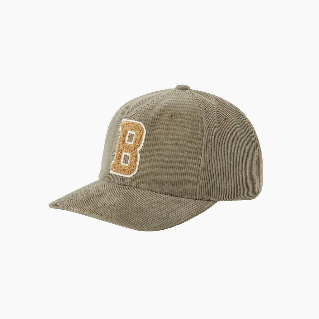 Brixton Big B Adjustable Hat - Dark Olive Corduroy