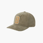 Brixton Big B Adjustable Hat - Dark Olive Corduroy