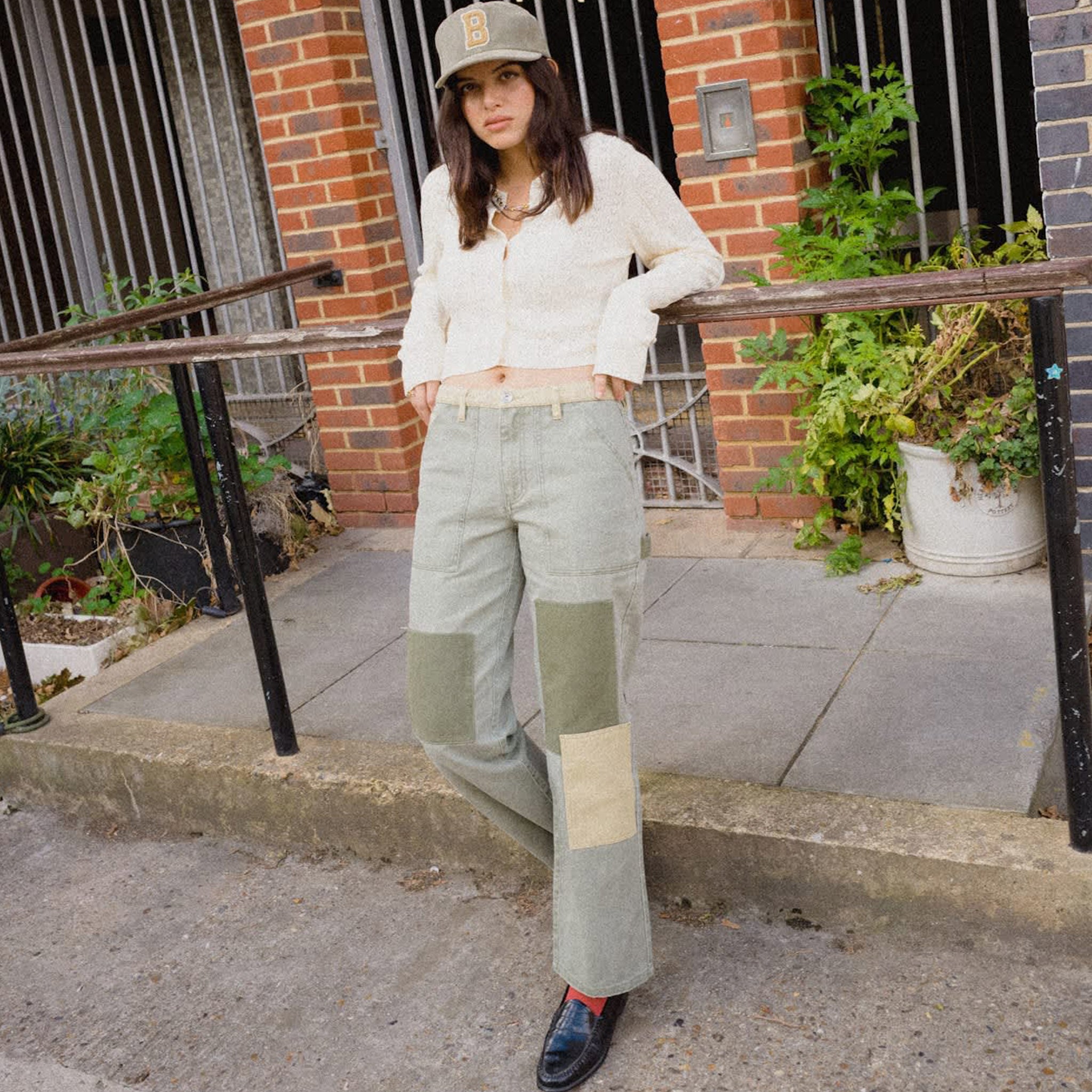 Brixton Big B Adjustable Hat - Dark Olive Corduroy