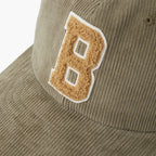 Brixton Big B Adjustable Hat - Dark Olive Corduroy