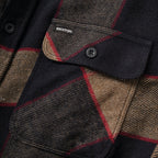 Brixton Bowery Flannel - Heather Grey Charcoal
