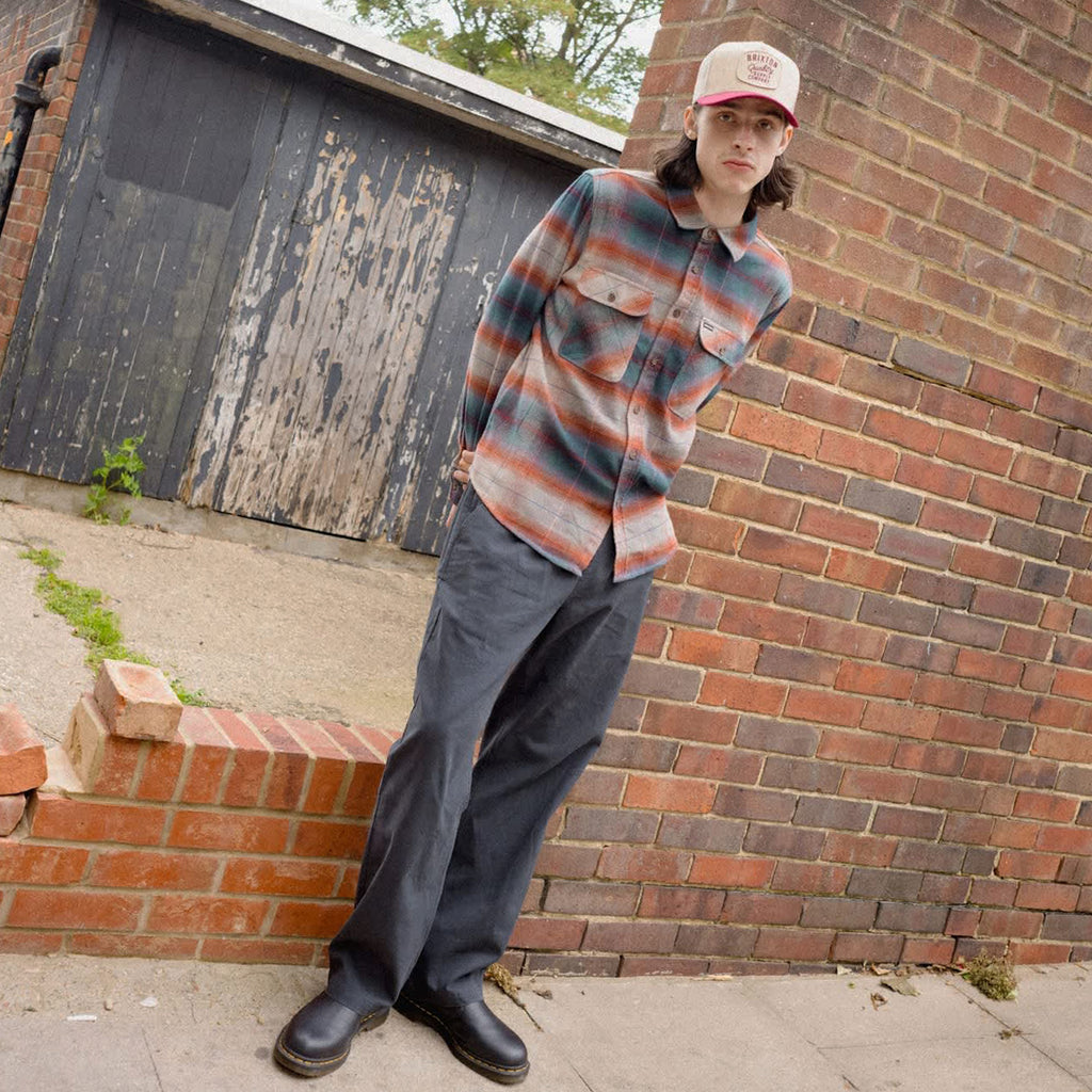 Brixton Bowery Flannel - Multi Shadow