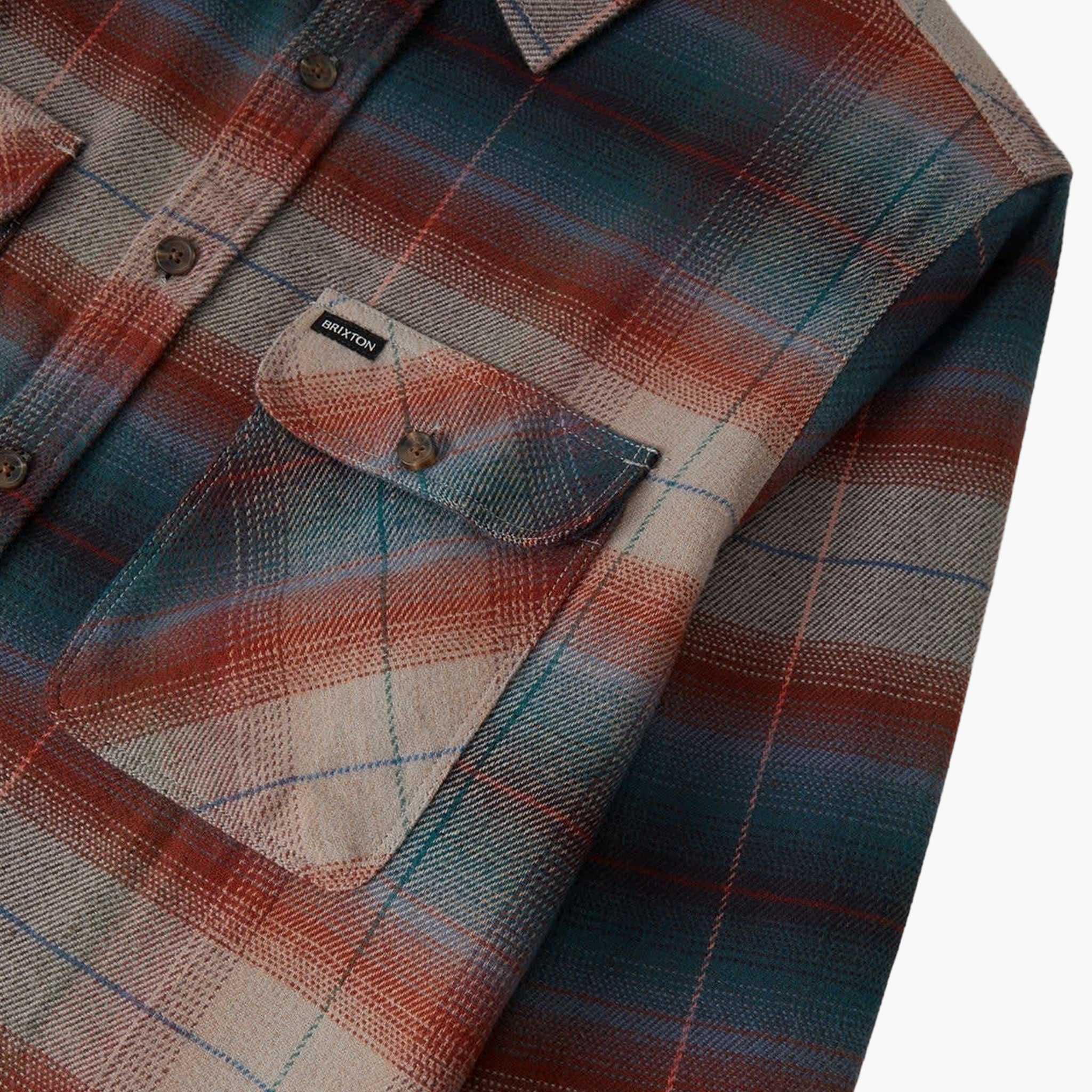 Brixton Bowery Flannel - Multi Shadow