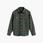 Brixton Bowery Flannel - Ocean