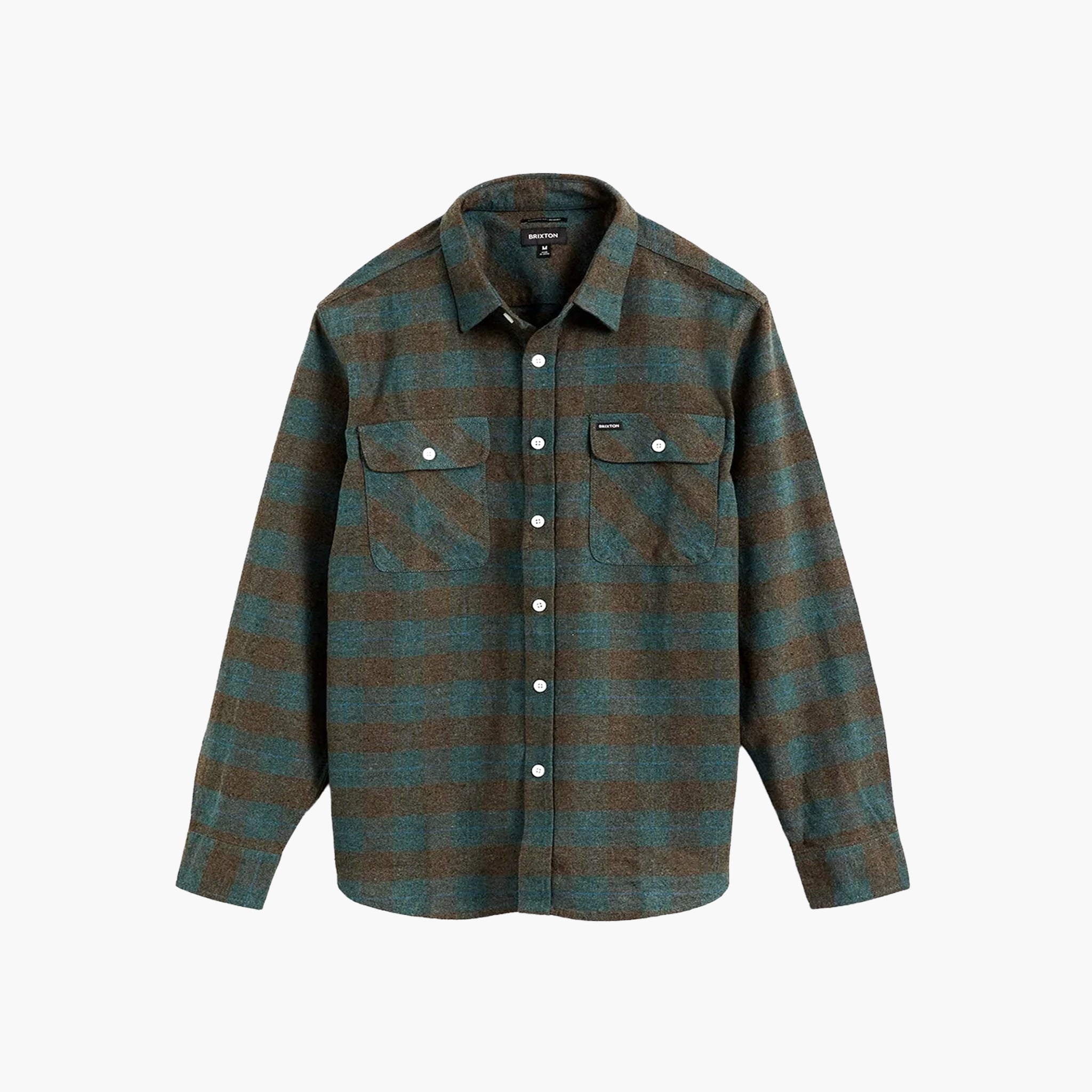 Brixton Bowery Flannel - Ocean