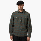 Brixton Bowery Flannel - Ocean