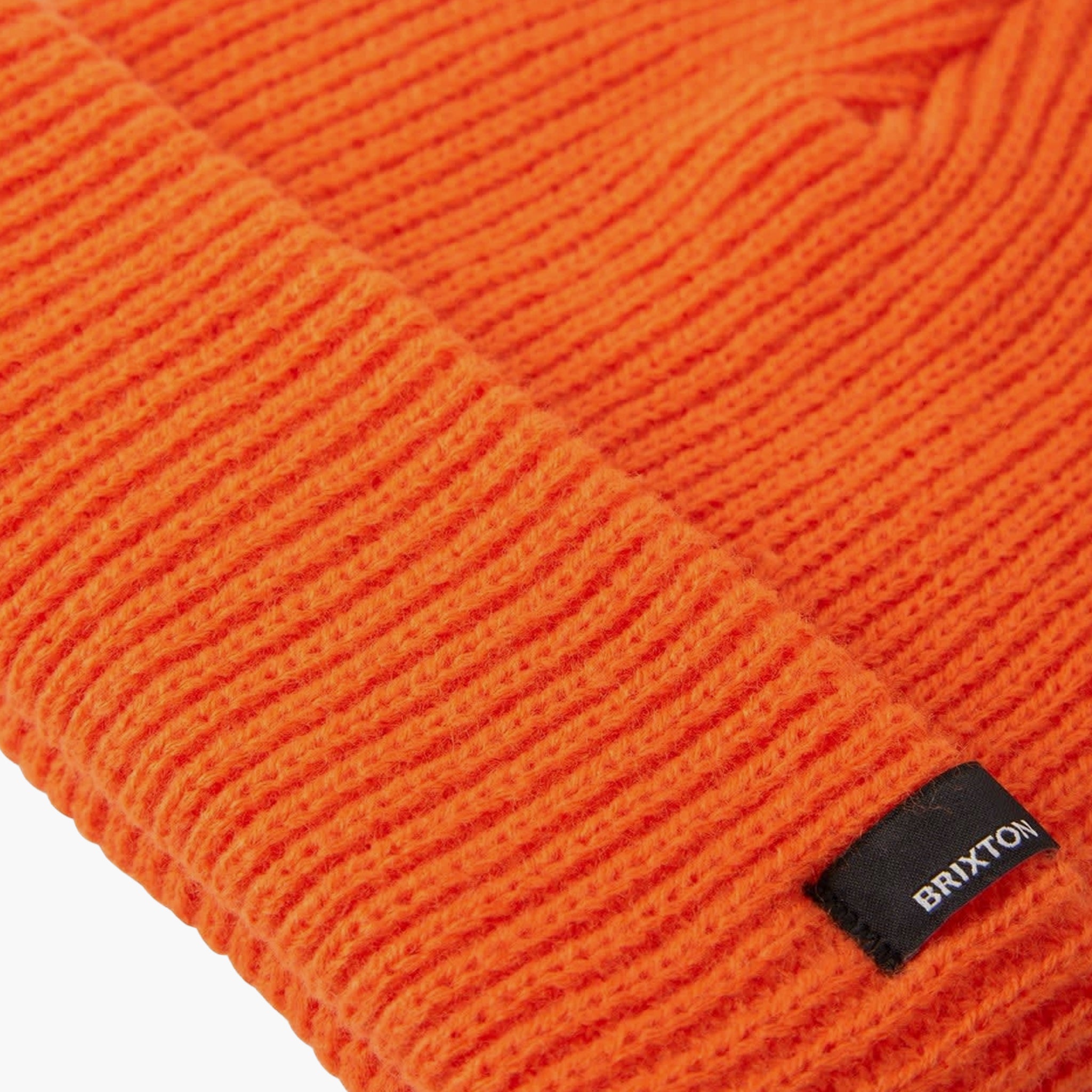 Brixton Chunky Heist Beanie - Bright Orange