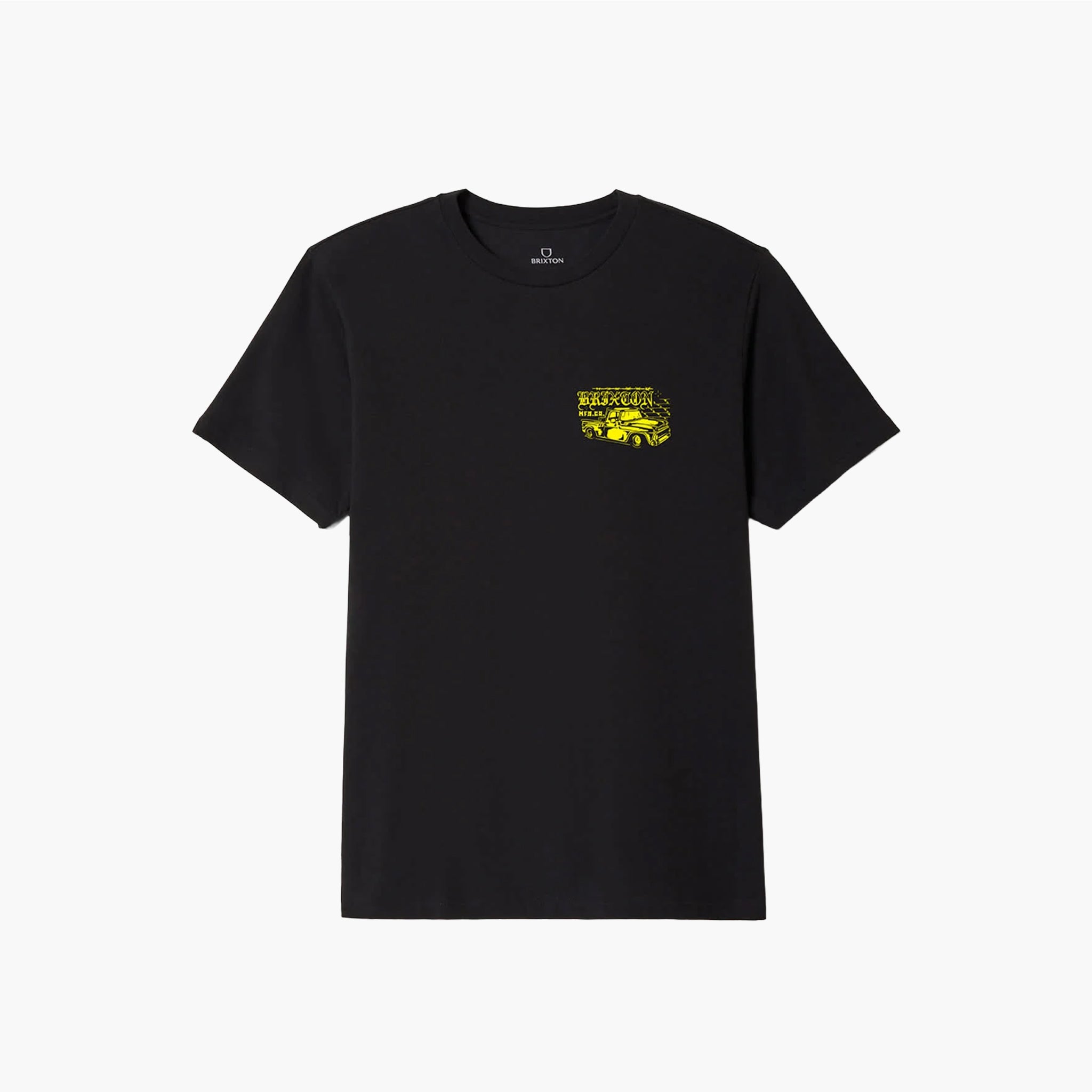 Brixton Cisco SS T-Shirt - Black Yellow