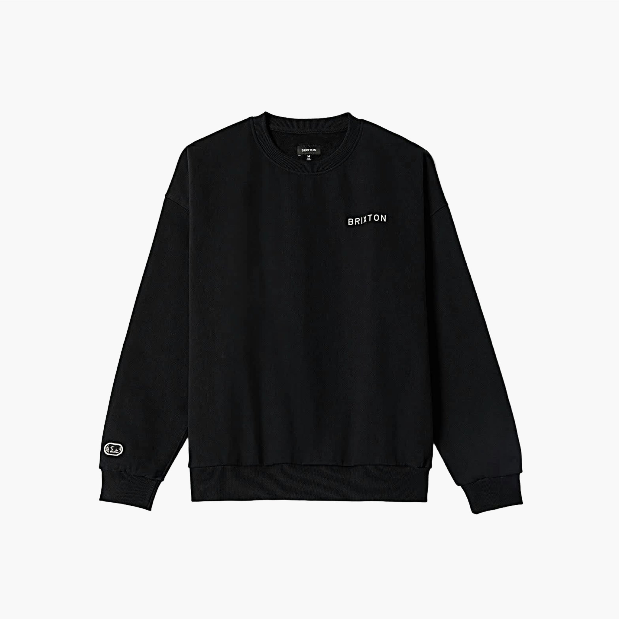 Brixton Embroidery Crew - Black