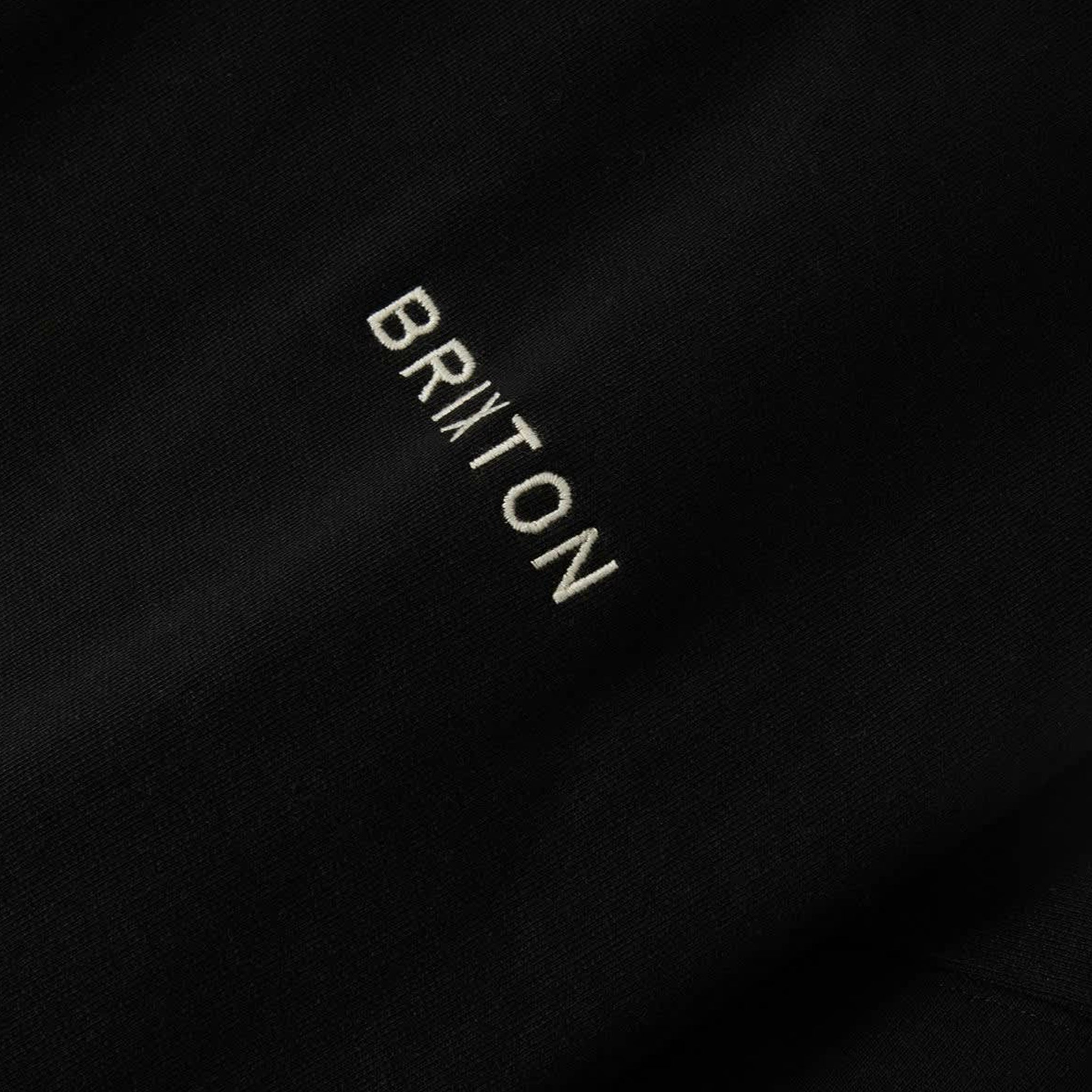 Brixton Embroidery Crew - Black